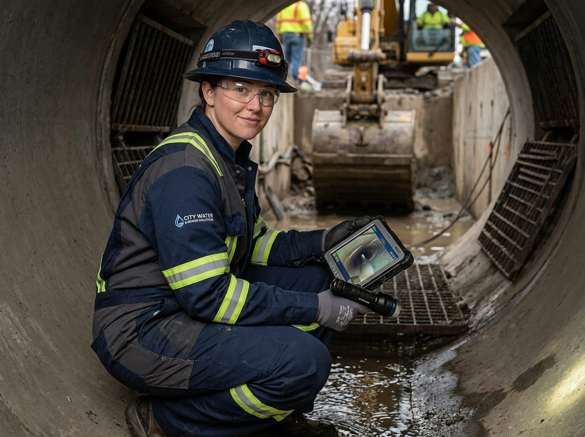 Sewer Line Inspection & Replacement in Paris